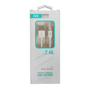 Cabo Lightning FAM FCA-512-N Branco 1,2 Metro