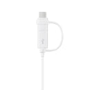 Cabo USB Samsung 2 em 1 Micro USB e Tipo-C EP-DG930D
