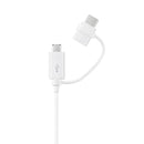 Cabo USB Samsung 2 em 1 Micro USB e Tipo-C EP-DG930D